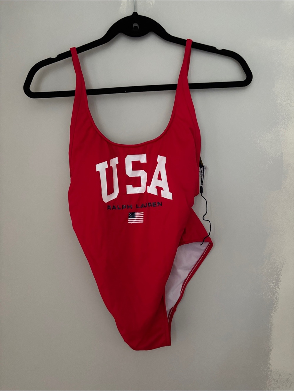 Ralph Lauren Red USA One-Piece Swimsuit
